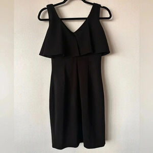 Belle Badgley Mischka Womens Sleeveless V-Neck Dress